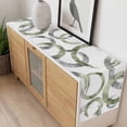 thumbnail image 4 of Sage Green Grey Table Runner - 120 Inch Long, Kitchen Dining Table Runner Dresser Scarves, Geometric Circle Modern Abstract Simple Art Farmhouse Decor for Coffee Tables Wedding Party Banquet, 4 of 8