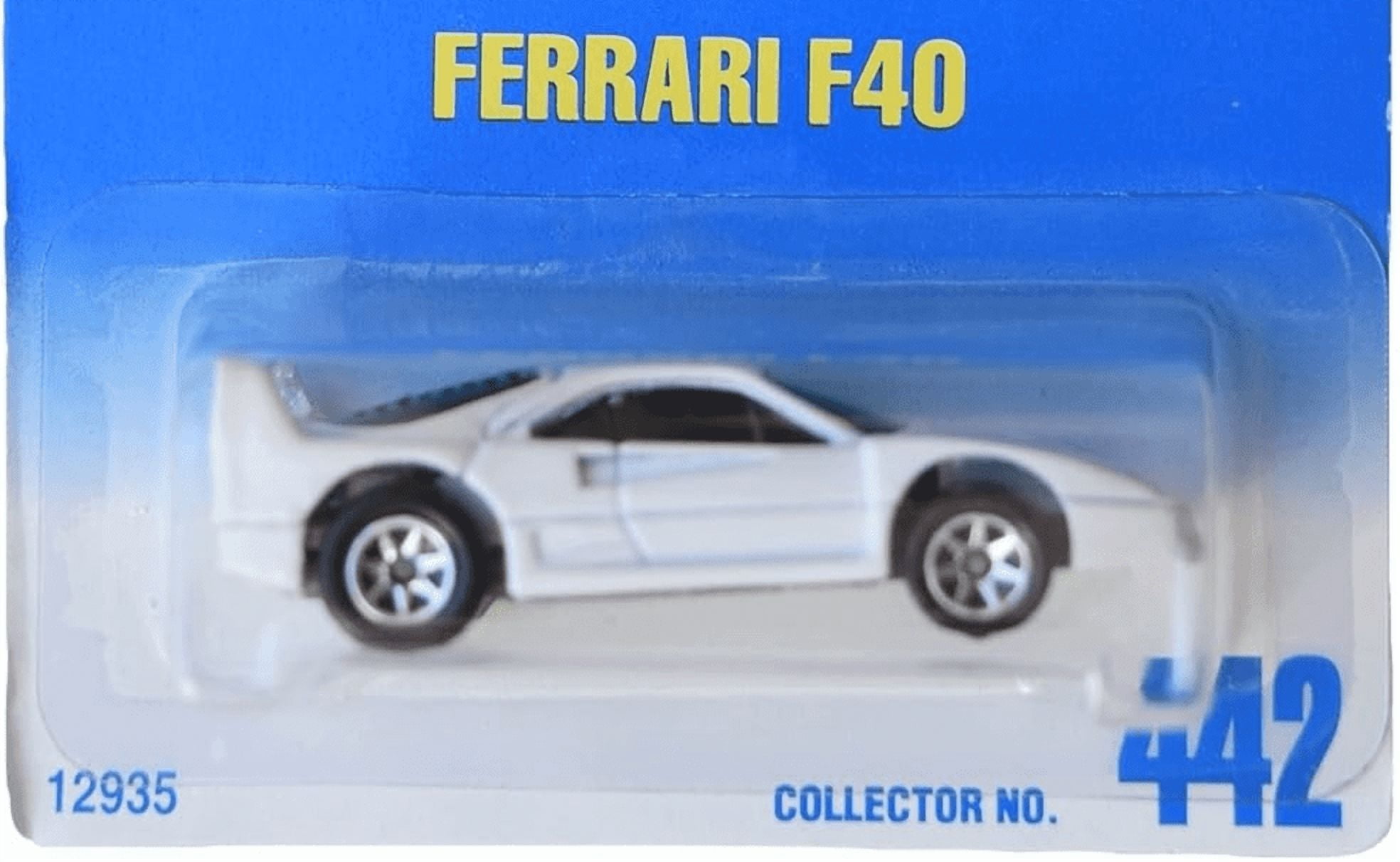 Hot Wheels Ferrari F40 White 442 - Walmart.com