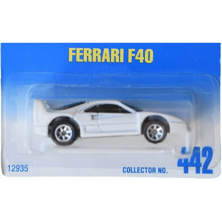 ミニカー HOTWHEELS Ferrari F40 Hot Wheels Ferrari F40 White 442 - Walmart.com