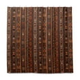 thumbnail image 2 of Yayeee Shower Curtain with Hooks 72"x72" Waterproof Fabric Bathroom Hanging Decor, Brown Tribal Pattern, 2 of 5