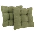 thumbnail image 1 of Coussin de Chaise de Salle à Manger Capitonné en Microsuède Carré de 19 Po (Ensemble de Deux), 1 of 2