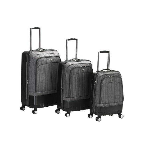 milan premium 3 piece luggage set