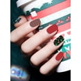 thumbnail image 3 of 12 Sheets Christmas Full Nail Wraps Nail Stickers Strips Adhesive Nail Polish Stickers with 1Pcs Nail File,Impress Snowflake Snowman Xmas Tree Nail Wraps Strips Manicure Kit, 3 of 7