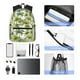 thumbnail image 4 of Disketp Green Hawaii Palms Mochila Ligera Clásica con Múltiples Bolsillos, Mochila Casual para Hombre y Mujer, Ideal para Escuela, Trabajo y Viajes, 4 of 6