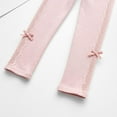 thumbnail image 4 of fatyb Girls Cotton Leggings Elastic Waist Thin Stretch Bottom Casual Comfortable Ankle Length Yoga Pants, 4 of 5
