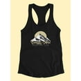 thumbnail image 3 of Camping Area Mountain Racerback Tank Women -Image by Shutterstock, Female x-Large, 3 of 4