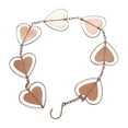 thumbnail image 1 of Metal Rain Chain, Heart Shape Wind Chime Beautiful Drainage Function Hook Installation Elegant  for Downspout for Patio, 1 of 7