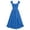 01#Blue, variant on Gothic Dresses for Women Medieval Renaissance Halloween Costume Lace Up Corset High Low Ruffle Hem Square Neck Vintage Gown