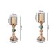 thumbnail image 2 of Candelabro de cerámica de lujo ligero y de cristal, adorno decorativo vintage for mesa de comedor., 2 of 6