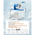 thumbnail image 3 of VEVOR Commercial Ice Crusher 661LBS/H, 350W Electric Snow Cone Machine with 4 Blades, 2000RPM Stainless Steel Shaved Ice Machine with 11 Gal Crushed-Ice Box, 3 of 9