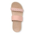 thumbnail image 5 of Vionic Women's Rest Jeanne Leather Woven Band Slide Sandal Roze 6W, 5 of 10