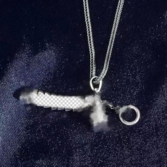 Funny Snake-shaped Titanium Steel Pendant Necklace