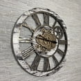 thumbnail image 5 of THE GEARS CLOCK Wall Clock with Real Moving Gears AM-LI_ 36 in Round Grey-White, 5 of 10