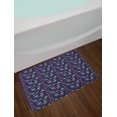 thumbnail image 2 of Fantasy World Bath Mat, Orient Bird with Stars and Clouds at Nighttime, Plush Bathroom Decor Mat with Non Slip Backing, 29.5" X 17.5", Multicolor, by Ambesonne, 2 of 2