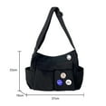 thumbnail image 3 of Bolso De Hombro Para Mujer Bolso de moda de hombro de gran capacidad Multibolsillos para viajes Oficina, 3 of 8