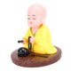 thumbnail image 1 of Estatua De Buda Pequeño, Figura De Monje Solar Chino Divertido Juguete De Cabeza Sacudida Para Auto, Adorno Para Tablero De Auto Con Buda Solar, Decoración Feng Shui Para La, 1 of 7