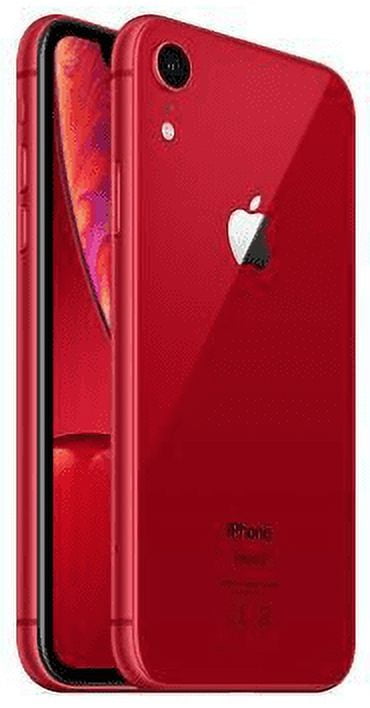 Apple iPhone XR (赤) 128GB Apple iPhone XR 128GB Red, Fully Unlocked, Refurbished, Bundle