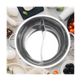 thumbnail image 3 of 3 Pcs 28cm Hot Pot Twin Divided Stainless Steel Cookware Ruled Compatible Soup Stock Pots Home Kitchen, 3 of 5