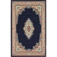 thumbnail image 1 of Unique Loom 3123474 Area Rug, 5 x 8 Feet, Navy Blue/Ivory, 1 of 10