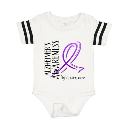 

Inktastic Alzheimers Awareness- Fight Care Cure Gift Baby Boy or Baby Girl Bodysuit