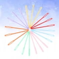 thumbnail image 4 of MasteelfCA 30pcs Plastic Large Eye Sewing Needles Safety Weaving Tools for Kids Crochet Darning Sewing Handmade Crafts 7cm 9cm (Blunt Needle Head, Random Color), 4 of 7