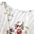 thumbnail image 4 of Mommy and Me Matching Clothes Mother Daughter Floral One Piece Jumpsuit Short Romper, 4 of 6