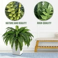 thumbnail image 6 of LINBONIO Set of 2 Artificial Fern,59IN Artificial Boston Fern Large Hanging Plant,Fake Ferns for Planter Garden Porch Entrance Home Windowsill Yards Farmhouse Decoraction, 6 of 8