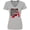 AC-Heather Grey, variant on Inktastic Stroke Survivor- Red Ribbon Awareness Women's V-Neck T-Shirt