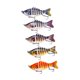 thumbnail image 5 of 5 piezas de señuelos de pesca, cebos de pesca, accesorios duros de agua salada de agua dulce para para la trucha de de crappie de lubina, 5 of 8