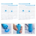 thumbnail image 1 of LIFKOME 6Pcs Vacuum Packing Bag Transparent Compression Storage For Bedding Home Organization, 1 of 8