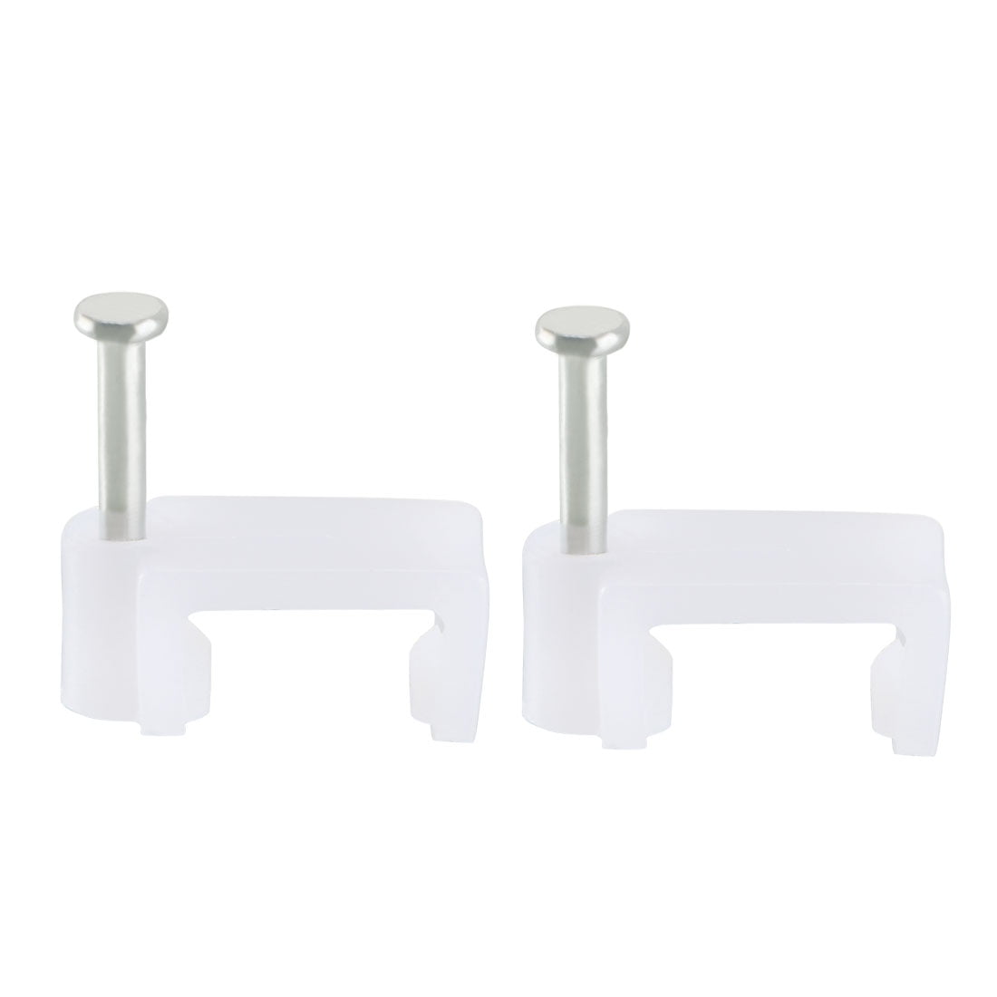 3,5mm 4mm 5mm 6mm 7mm 8mm Bell White Cable Clips with Fixing Nails Wire Clips 