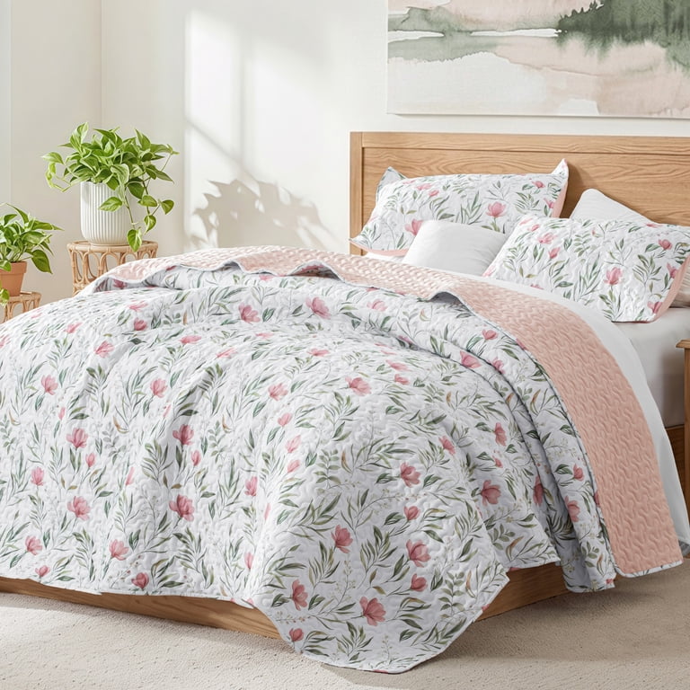 Exclusivo Mezcla Floral Botanical Queen Quilt Set photo 1