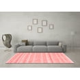 thumbnail image 3 of Ahgly Company Indoor Round Solid Red Modern Area Rugs, 8' Round, 3 of 4