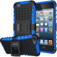 thumbnail image 1 of Étui pour iPod Touch 7, Étui pour Touch 6, Étui pour Touch 5, Étui de Protection Robuste à Double Couche Hybride Antichoc avec Support pour Apple iPod Touch 5 6 7, 1 of 5