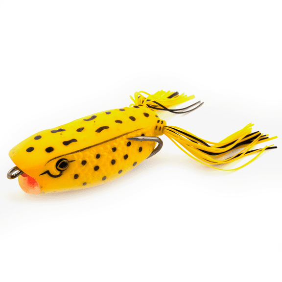 Ozark Trail Frog Popper Fishing Lure 2.5 in. – Yellow