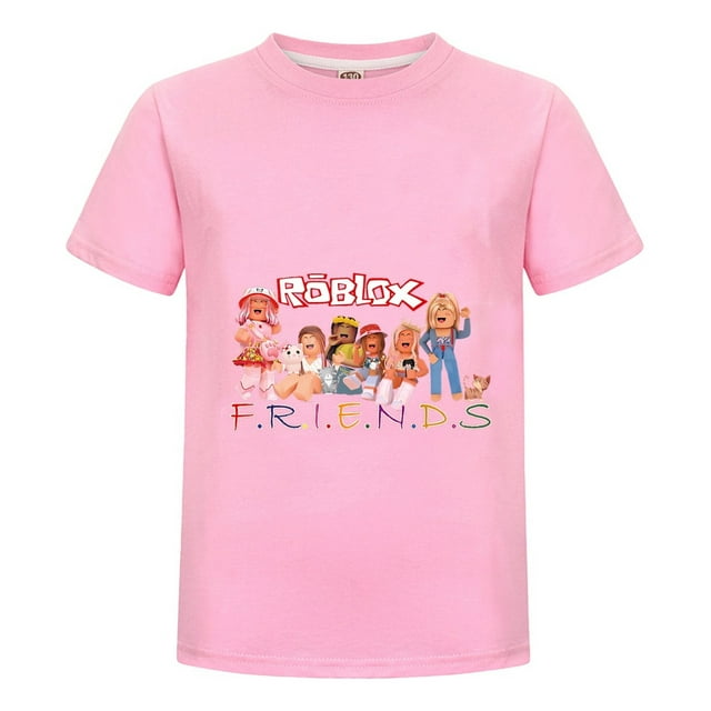 Camiseta para Niño con Estampado de Roblox, Playera de Algodón Gamer Infantil, Ideal para Verano, Ropa Cómoda y Moderna