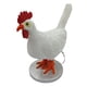 thumbnail image 3 of Lámpara de mesa con diseño de resina de simulación de gallo blanco de Pascua, 3 of 3