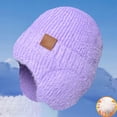 thumbnail image 1 of Winter Warm Hat Children's Plush Knitted Wool Hat Cold Proof Ear Cover Head Cap, 1 of 3
