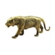 thumbnail image 3 of Estatua de tigre de latón, mini escultura de tigre, figura de animal única y liviana, estatua coleccionable para mascotas de té para interiores,, 3 of 8
