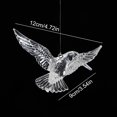 thumbnail image 3 of Acrylic Birds Decorative Ceiling Hanging Ornaments,Transparent Bird Christmas Ornaments,Bird Acrylic Decoration,Acrylic Hanging Bird Decor for Wedding Party Home Window Curtain Decorations, 3 of 3