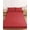 Red, variant on Cal.King Size Fitted Sheet Set - Color Polka Dot 3 Piece Bedding Sets 16" Deep Pocket Fitted Sheet with 2 Pillowcases, Modern Simple Geometric Brown Brushed Microfiber Hotel Luxury Bed Sheets