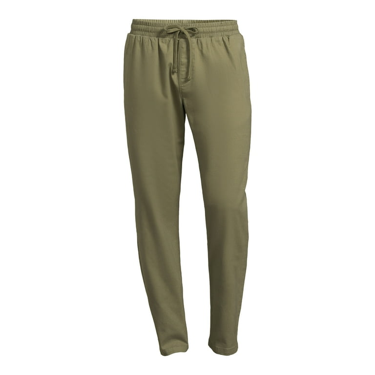 No Boundaries Young Men s Twill Joggers Sizes XS 5XL Walmart