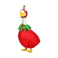 thumbnail image 4 of Strawberry Porch Goose Outfits Strawberry Goose Clothes for Outdoor Garden Yard Patio Lawn Goose Statue, 4 of 6