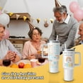 thumbnail image 4 of Happy 56th Birthday Gifts for Woman Her Mom- 56 Years Old Birthday Gifts Idea Turning 56 Gifts for Women - Fifty-six Birthday Tumbler 40oz（1969 White）, 4 of 6