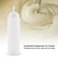 thumbnail image 4 of 720ml 10pcs , Set Plastic Condiment Cream Vineger White Dispenser For Sauce Oil, 4 of 8