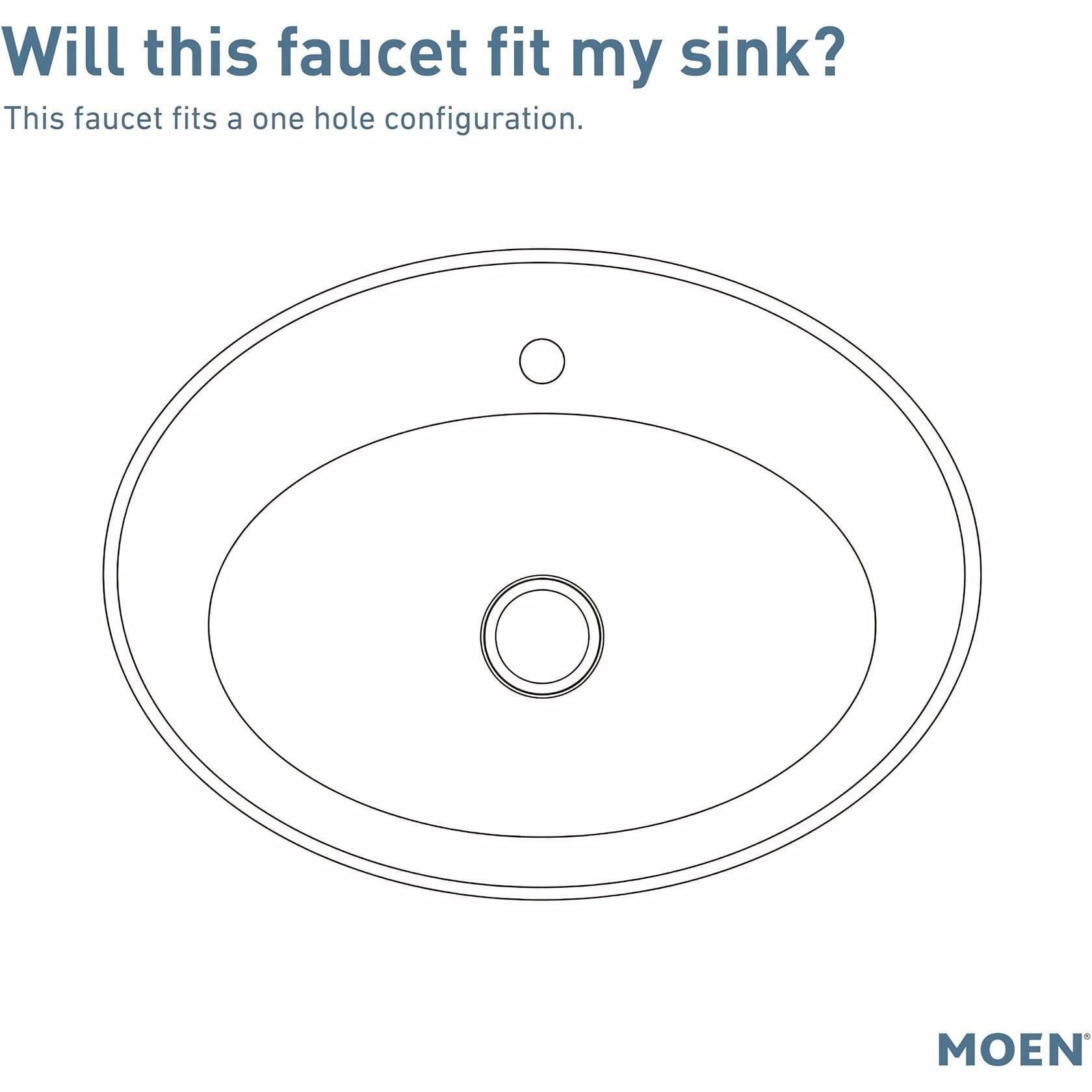 Moen S6981 Flara 1.2 GPM Single Hole Bathroom Faucet - Nickel