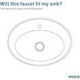 thumbnail image 4 of Moen S6981 Flara 1.2 GPM Single Hole Bathroom Faucet - Nickel, 4 of 7