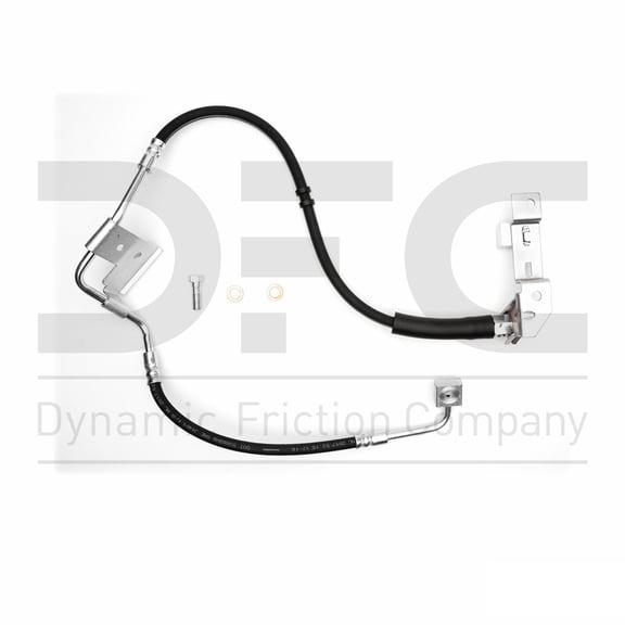 Front Left Dynamic Friction Company Brake Line Hose 350-40187 For 2000-2001 Dodge Ram 2500