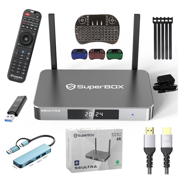 SuperBox S6 Ultra Premium Edition | 2025 Model | 4GB RAM | 128GB Storage | Time Shift Feature