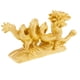 thumbnail image 4 of 1 Pieza Chino Fenghsui Dragón Dragón Escultura Estatuilla Decoración para hogar Cobre / Oro, 4 of 9